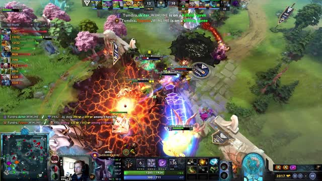 Topson's triple kill leads to a team wipe!