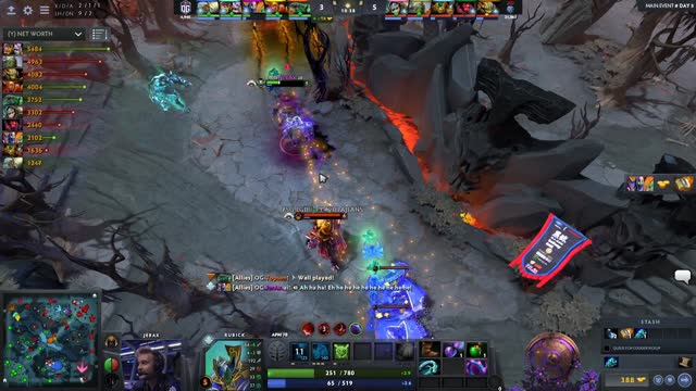 PSG.LGD.fy kills OG.JerAx!