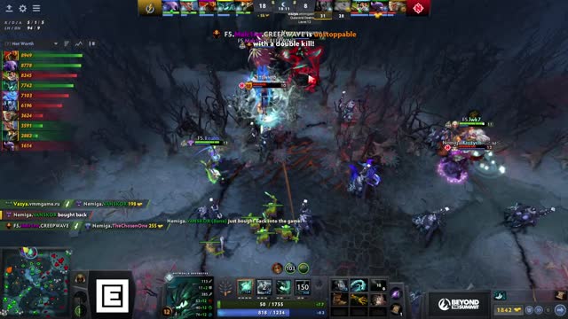 Malr1ne's ultra kill leads to a team wipe!