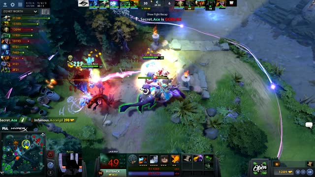 Secret.Puppey gets two kills!