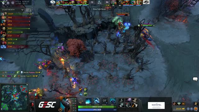 EG.Arteezy gets a double kill!