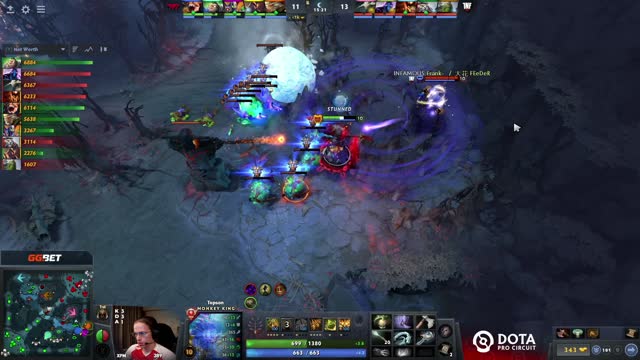 Frank-   /  大花 FEeDeR kills OG.Topson!