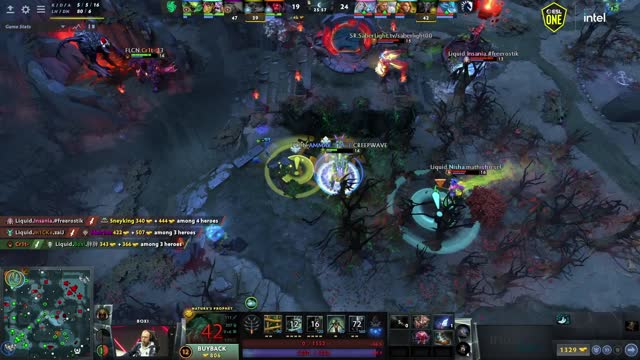 Liquid.miCKe's triple kill leads to a team wipe!