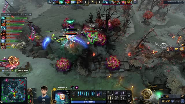 PSG.LGD.NothingToSay kills Elephant.Somnus丶M!