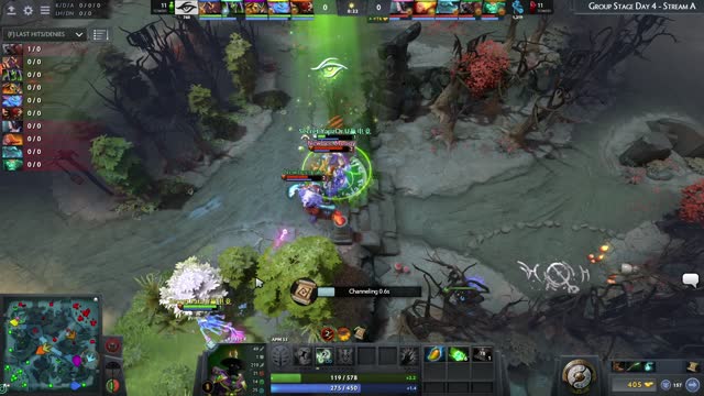 Newbee.uuu9/Moogy takes First Blood on Secret.YapzOr!