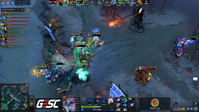 EHOME gets 2 kills!