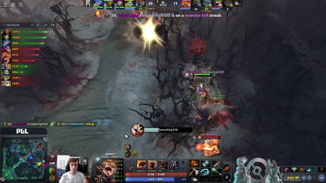 Arteezy's double kill leads to a team wipe!