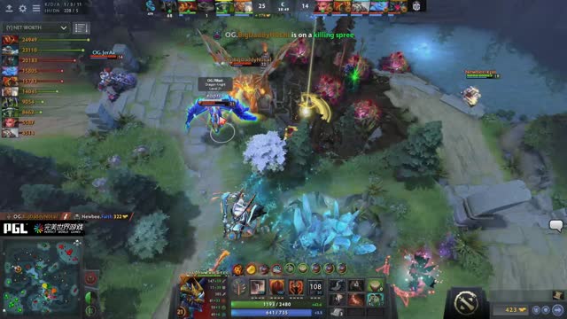 Newbee.Sccc gets a triple kill!