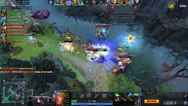 Topson takes First Blood on OG.Ceb!