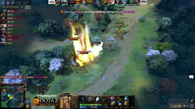 Vega.Afterlife takes First Blood on ArsZeeqq!