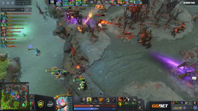 EG.Arteezy kills CHAOS.Biver!