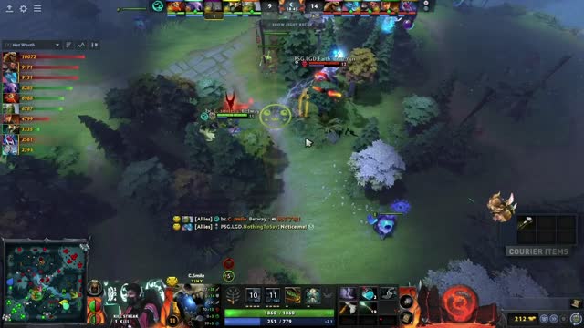 PSG.LGD.Ame kills Beastcoast.Chris Luck!