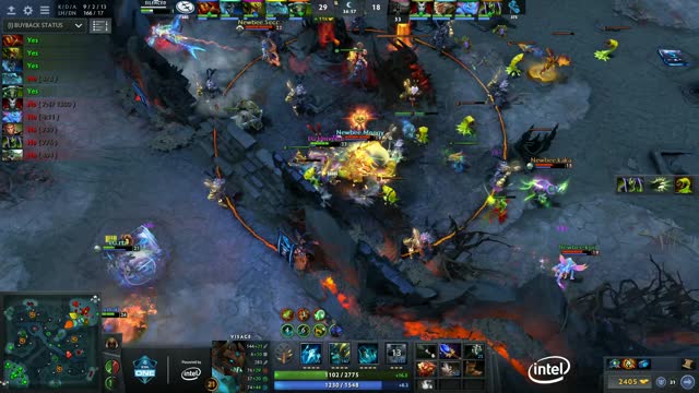 EG.Arteezy gets a triple kill!