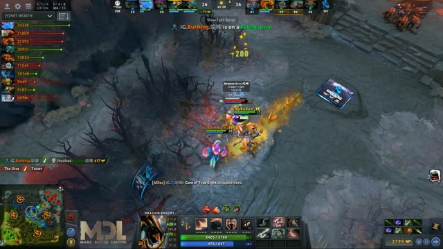 BurNIng gets a double kill!