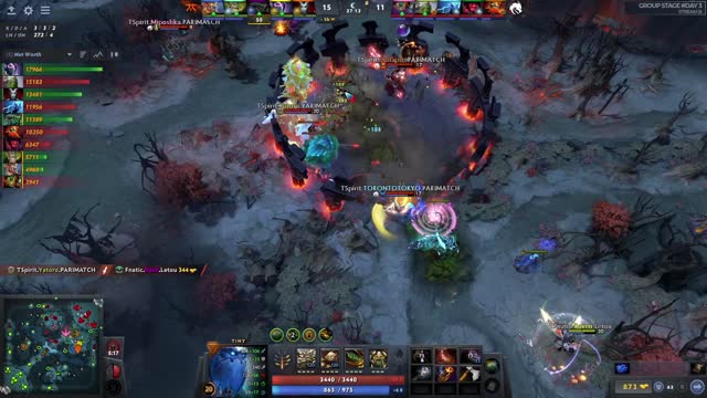 TSpirit.Yatoro kills Fnatic.Deth!