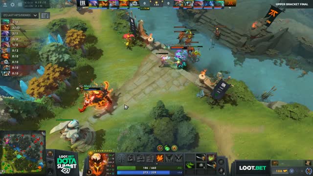 Fnatic.Jabz takes First Blood on EG.Fly!