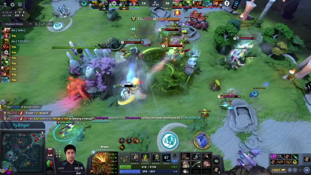 Arteezy gets a double kill!