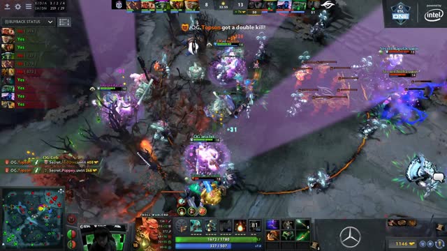 Topson gets a double kill!