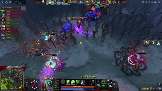 PSG.LGD.fy gets a double kill!