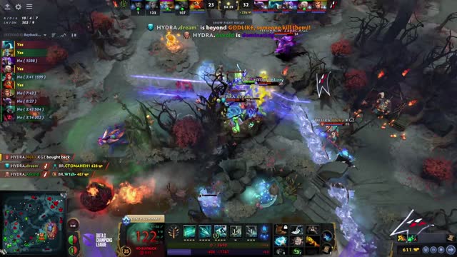 dream` gets a triple kill!