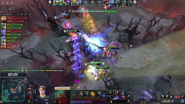 Arteezy gets a double kill!