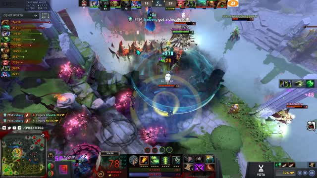 TSpirit.Iceberg's triple kill leads to a team wipe!