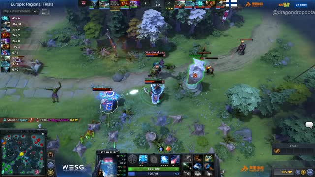 Topson gets two kills!