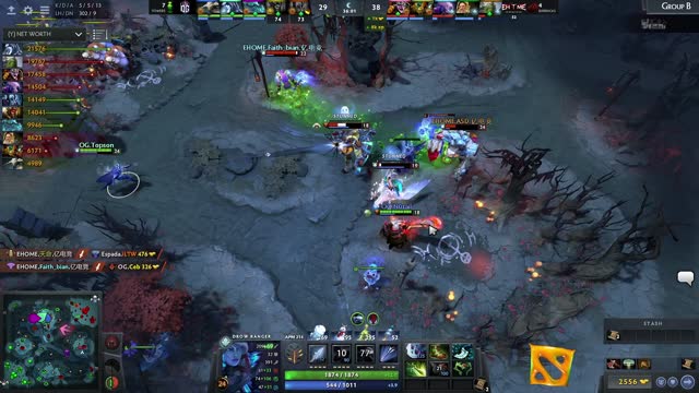 Topson gets a double kill!