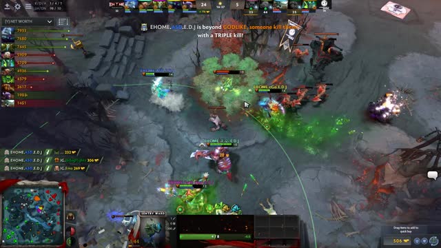 River flows in you gets a triple kill!