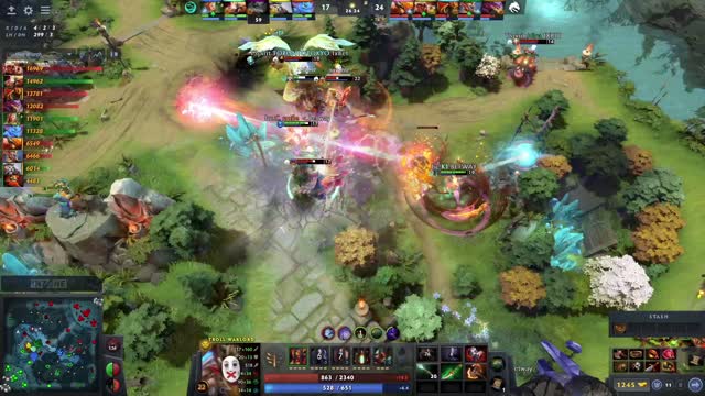 TSpirit.Yatoro's ultra kill leads to a team wipe!