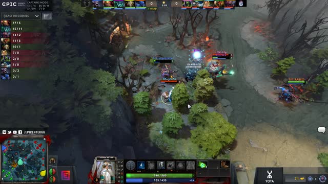 OG.JerAx takes First Blood on Handsken!