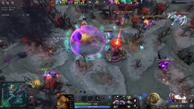 PSG.LGD.Faith_bian kills Fnatic.Dj!