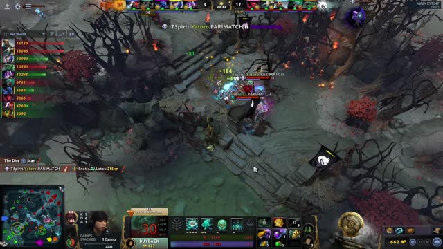 TSpirit.Yatoro kills Fnatic.Dj!