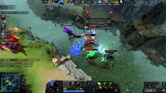 Frisk takes First Blood on PSG.LGD.Faith_bian!