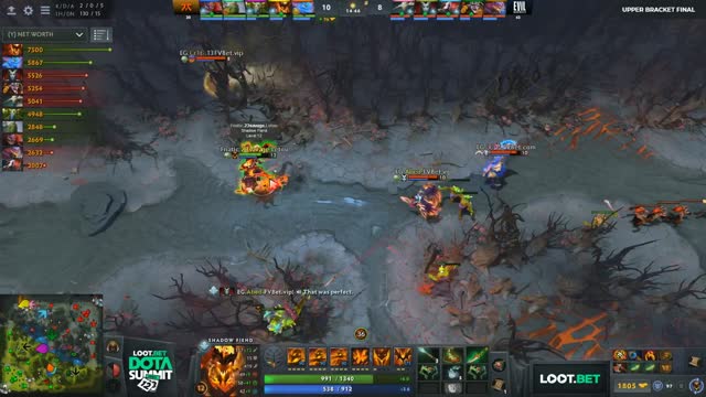 EG.Arteezy kills Fnatic.23savage!