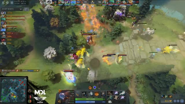 PSG.LGD gets 2 kills!