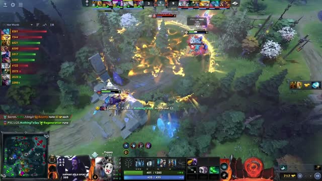 Secret.Nisha kills PSG.LGD.XinQ!