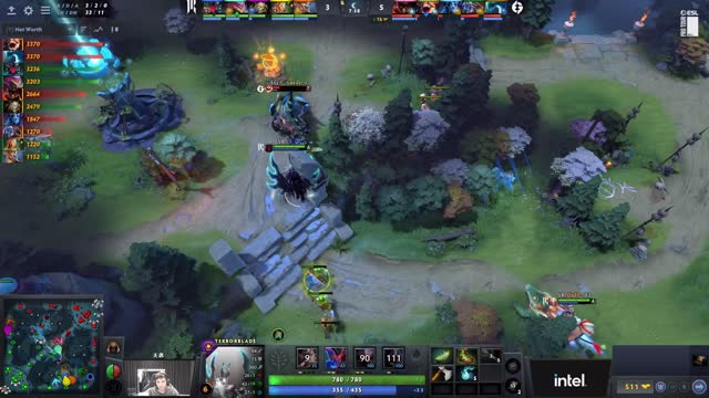 Arteezy kills Beastcoast.Chris Luck!