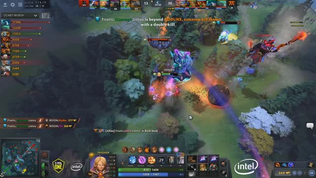 Fnatic.23savage gets a triple kill!