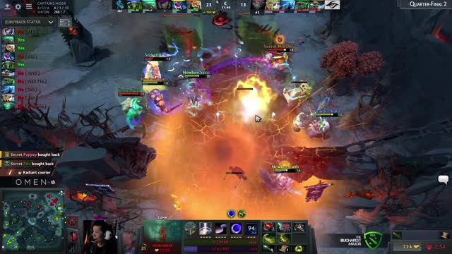 Newbee.Sccc gets a triple kill!