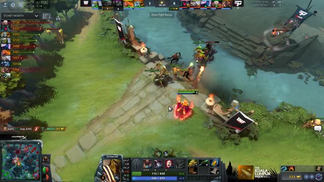 w33 gets a double kill!