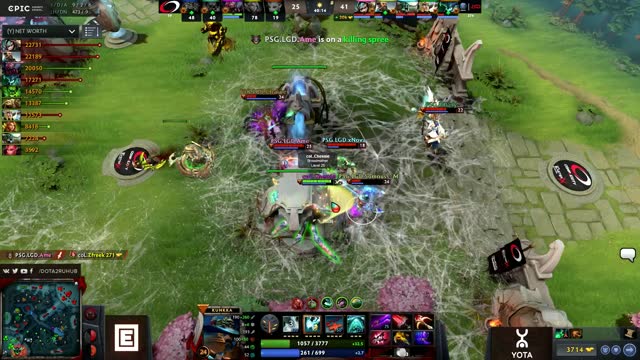 PSG.LGD gets 2 kills!