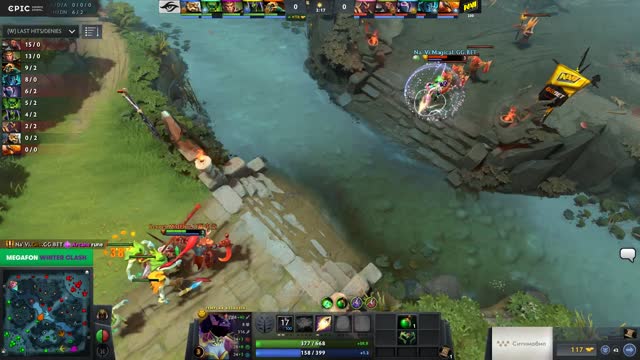 Secret.Puppey takes First Blood on Na`Vi.Crystallize!